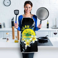 Palau United Nations Day Apron Polynesian Curves Plumeria - Polynesian Pride