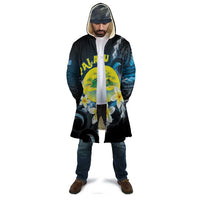 Palau United Nations Day Cloak Polynesian Curves Plumeria - Polynesian Pride