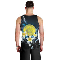 Palau United Nations Day Men Tank Top Polynesian Curves Plumeria - Polynesian Pride