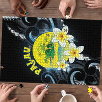 Palau United Nations Day Puzzle Polynesian Curves Plumeria - Polynesian Pride
