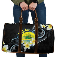 Palau United Nations Day Travel Bag Polynesian Curves Plumeria - Polynesian Pride