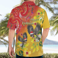 New Zealand Piwakawaka Christmas Hawaiian Shirt With Maori Pattern LT05 - Polynesian Pride