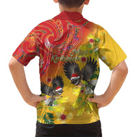 New Zealand Piwakawaka Christmas Hawaiian Shirt With Maori Pattern LT05 - Polynesian Pride