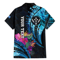 Personalised FSM Kosrae State Family Matching Mermaid Dress and Hawaiian Shirt Tropical Flowers Tribal Pattern LT05 - Polynesian Pride