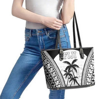 Fiji Tapa Football Leather Tote Bag Sporty Style