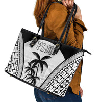 Fiji Tapa Football Leather Tote Bag Sporty Style