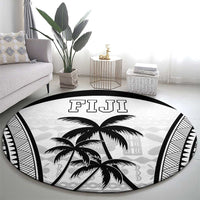 Fiji Tapa Football Round Carpet Sporty Style LT05 - Polynesian Pride