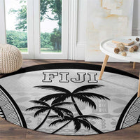 Fiji Tapa Football Round Carpet Sporty Style LT05 - Polynesian Pride