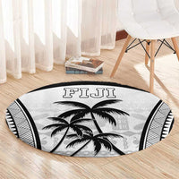 Fiji Tapa Football Round Carpet Sporty Style LT05 - Polynesian Pride
