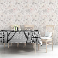 Fiji Tapa Football Tablecloth Sporty Style