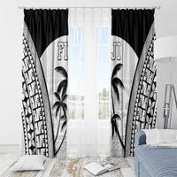 Fiji Tapa Football Window Curtain Sporty Style
