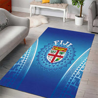 Fiji Football Area Rug Fijian Tapa Pattern