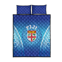 Fiji Football Quilt Bed Set Fijian Tapa Pattern