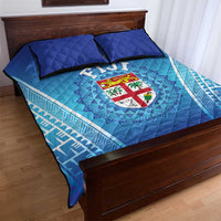 Fiji Football Quilt Bed Set Fijian Tapa Pattern