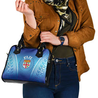 Fiji Football Shoulder Handbag Fijian Tapa Pattern