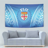 Fiji Football Tapestry Fijian Tapa Pattern