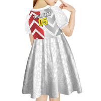 Custom New Caledonia Football Kid Short Sleeve Dress Unique Style