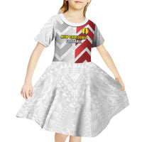 Custom New Caledonia Football Kid Short Sleeve Dress Unique Style