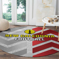 New Caledonia Football Round Carpet Unique Style LT05 - Polynesian Pride