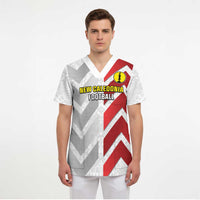 Custom New Caledonia Football Scrub Top Unique Style - Polynesian Pride