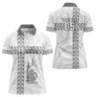 Custom New Caledonia Football Women Polo Shirt Go The Kagus