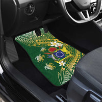 Cook Islands 15 Finest Car Mats Plumeria Polynesian Turtle LT05 - Polynesian Pride
