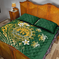 Cook Islands 15 Finest Quilt Bed Set Plumeria Polynesian Turtle LT05 - Polynesian Pride