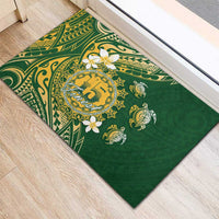 Cook Islands 15 Finest Rubber Doormat Plumeria Polynesian Turtle LT05 - Polynesian Pride