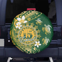 Cook Islands 15 Finest Spare Tire Cover Plumeria Polynesian Turtle