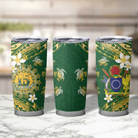 Cook Islands 15 Finest Tumbler Cup Plumeria Polynesian Turtle LT05 - Polynesian Pride