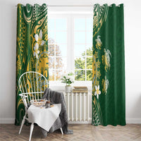 Cook Islands 15 Finest Window Curtain Plumeria Polynesian Turtle LT05 - Polynesian Pride