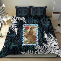 New Zealand Weka Bedding Set Maori Hen Koru Pattern LT05 - Polynesian Pride