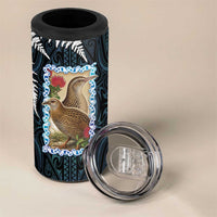 New Zealand Weka 4 in 1 Can Cooler Tumbler Maori Hen Koru Pattern LT05 - Polynesian Pride
