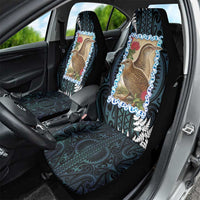 New Zealand Weka Car Seat Cover Maori Hen Koru Pattern LT05 - Polynesian Pride