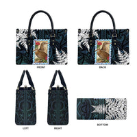 New Zealand Weka Leather Bag Maori Hen Koru Pattern LT05 - Polynesian Pride