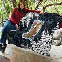 New Zealand Weka Quilt Maori Hen Koru Pattern - Polynesian Pride