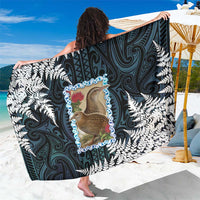 New Zealand Weka Sarong Maori Hen Koru Pattern - Polynesian Pride