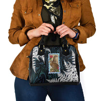 New Zealand Weka Shoulder Handbag Maori Hen Koru Pattern LT05 - Polynesian Pride