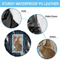 New Zealand Weka Spare Tire Cover Maori Hen Koru Pattern LT05 - Polynesian Pride