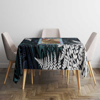 New Zealand Weka Tablecloth Maori Hen Koru Pattern LT05 - Polynesian Pride