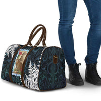 New Zealand Weka Travel Bag Maori Hen Koru Pattern LT05 - Polynesian Pride