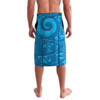 New Zealand Kokako Bird Lavalava Maori Koru With Kowhai Flowers LT05 - Polynesian Pride