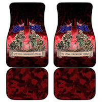 Australia And New Zealand ANZAC Day Car Mats Soldiers Lest We Forget LT05 - Polynesian Pride