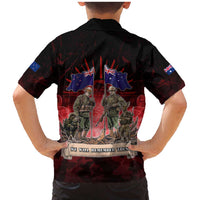 Australia And New Zealand ANZAC Day Family Matching Mermaid Dress and Hawaiian Shirt Soldiers Lest We Forget