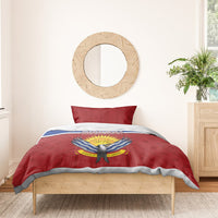 Kiribati 45th Independence Day Bedding Set Lesser Frigatebird Tribal Pattern LT05 - Polynesian Pride