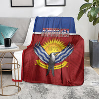 Kiribati 45th Independence Day Blanket Lesser Frigatebird Tribal Pattern LT05 - Polynesian Pride