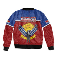 Kiribati 45th Independence Day Bomber Jacket Lesser Frigatebird Tribal Pattern LT05 - Polynesian Pride