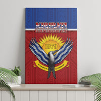 Kiribati 45th Independence Day Canvas Wall Art Lesser Frigatebird Tribal Pattern LT05 - Polynesian Pride