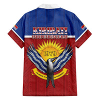 Kiribati 45th Independence Day Hawaiian Shirt Lesser Frigatebird Tribal Pattern LT05 - Polynesian Pride