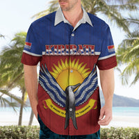 Kiribati 45th Independence Day Hawaiian Shirt Lesser Frigatebird Tribal Pattern LT05 - Polynesian Pride